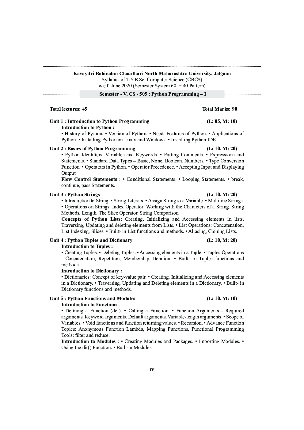 Python Programming-I - Page 5