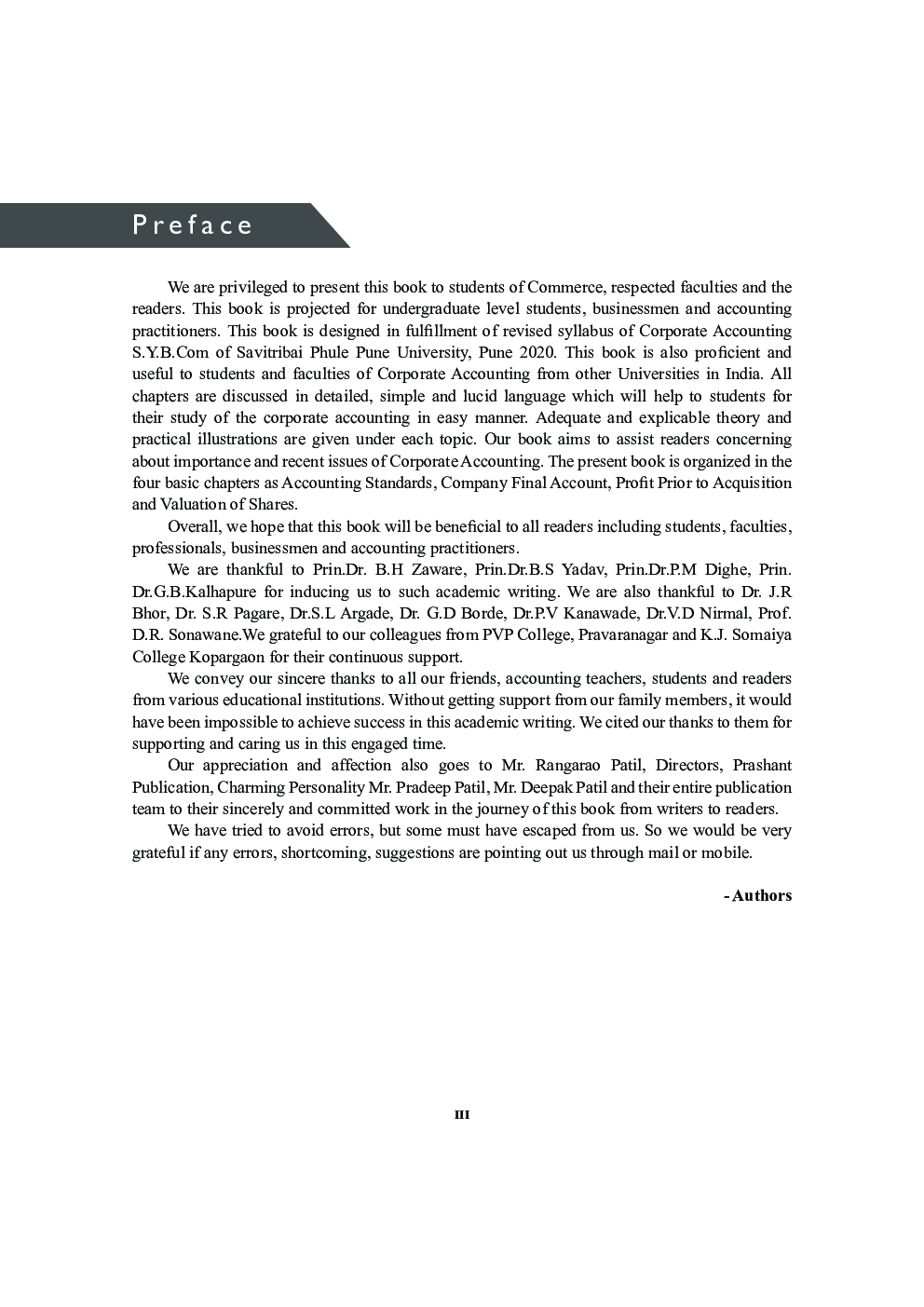 Corporate Accounting -I - Page 4