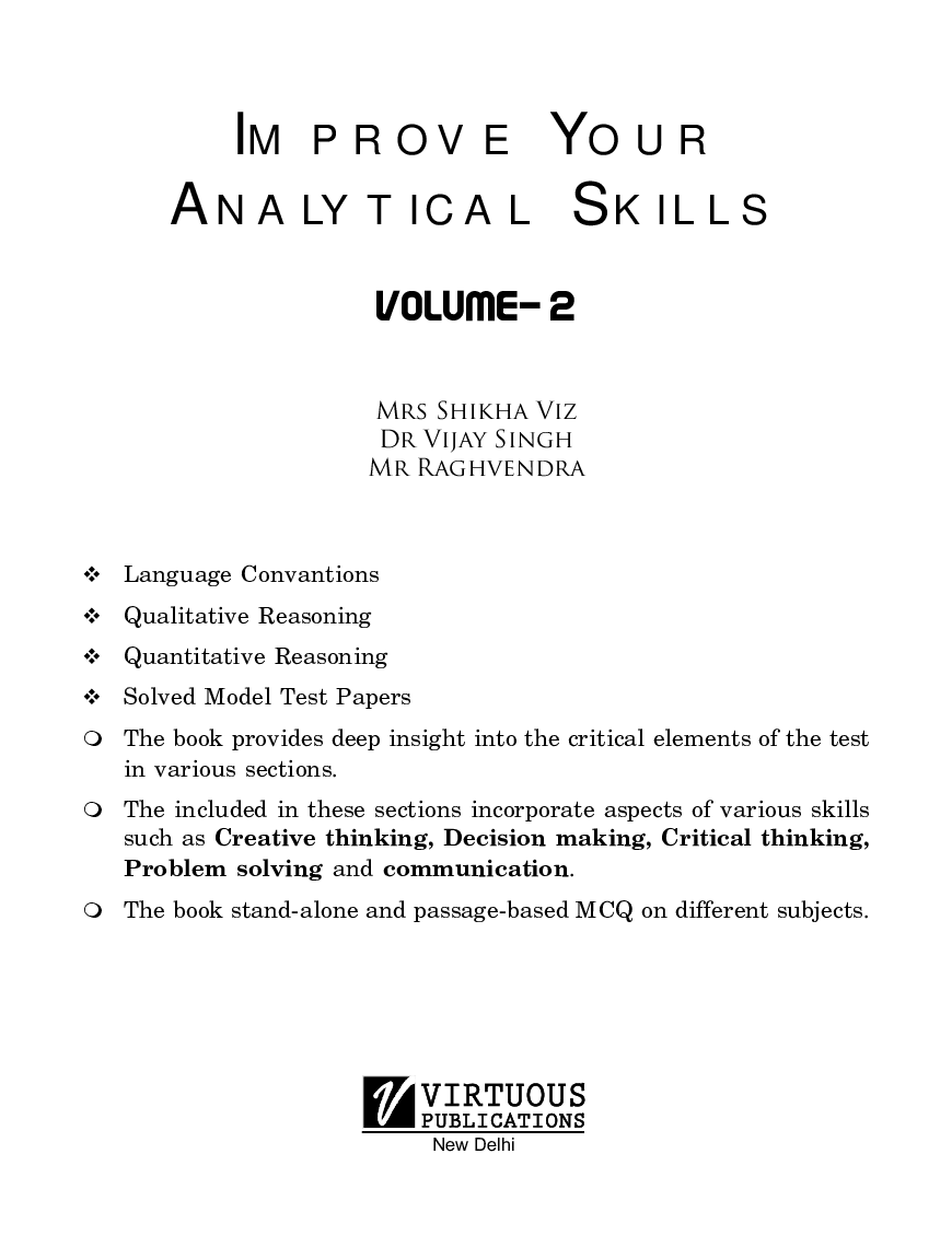Improve Your Analytic Skills  Volume 2 - Page 2