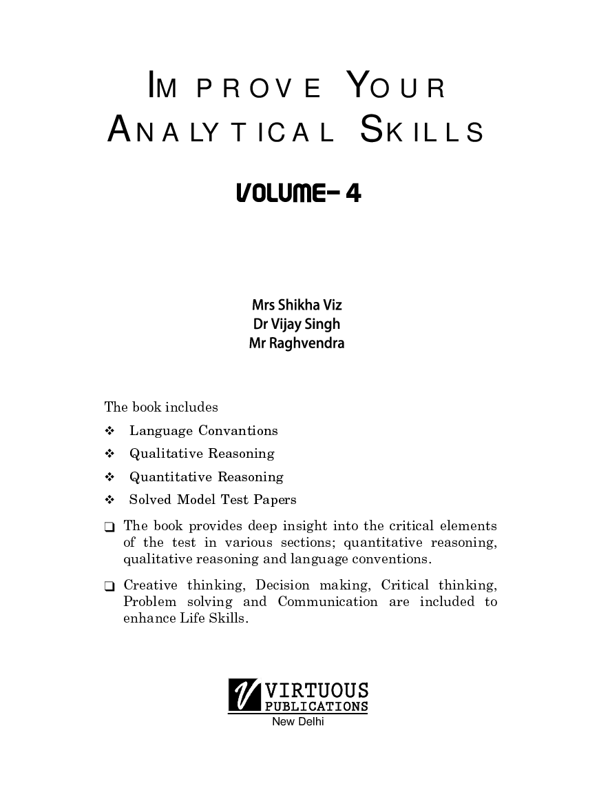 Improve Your Analytic Skills  Volume 4 - Page 2