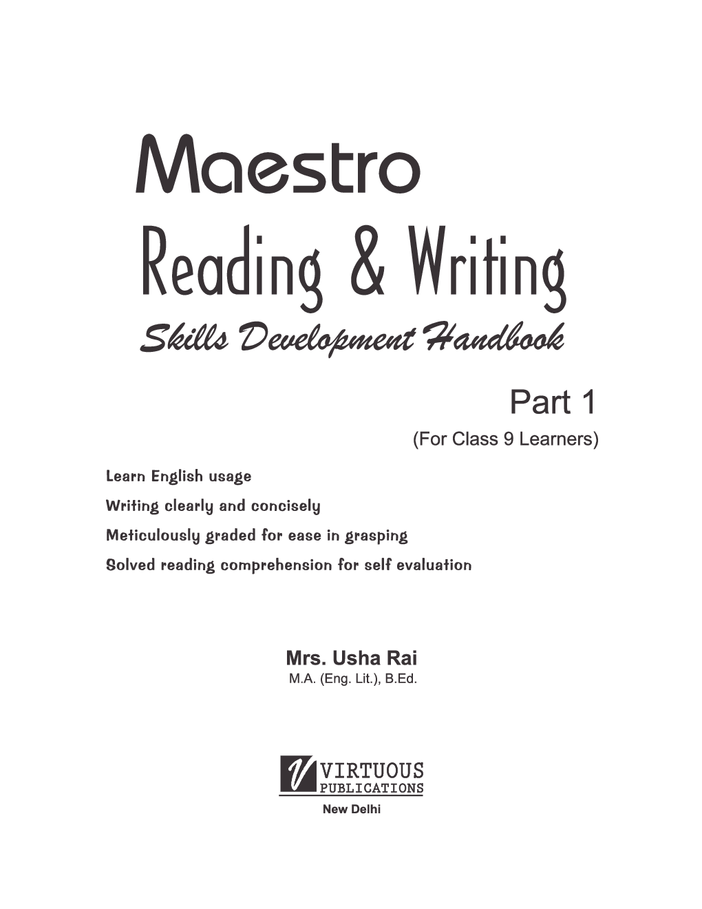 Maestro Reading & Writing Skills Development Handbook For Class 9 - Page 2