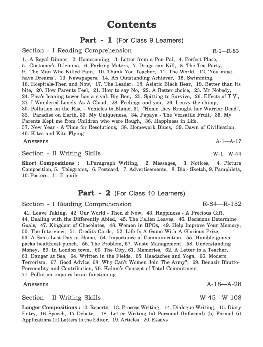 Maestro Reading & Writing Skills Development Handbook For Class 10 - Page 5