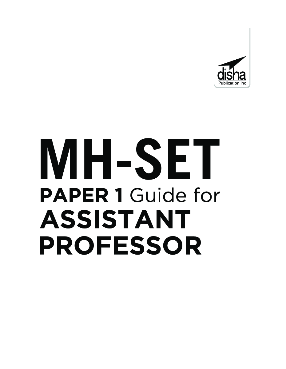 Guide To MH-SET Paper 1 For Assistant Professor With Past Questions - Page 2