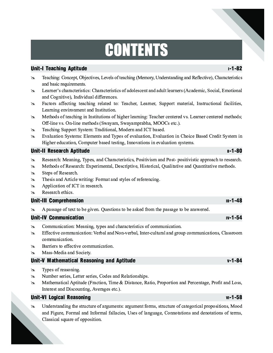 Guide To MH-SET Paper 1 For Assistant Professor With Past Questions - Page 4