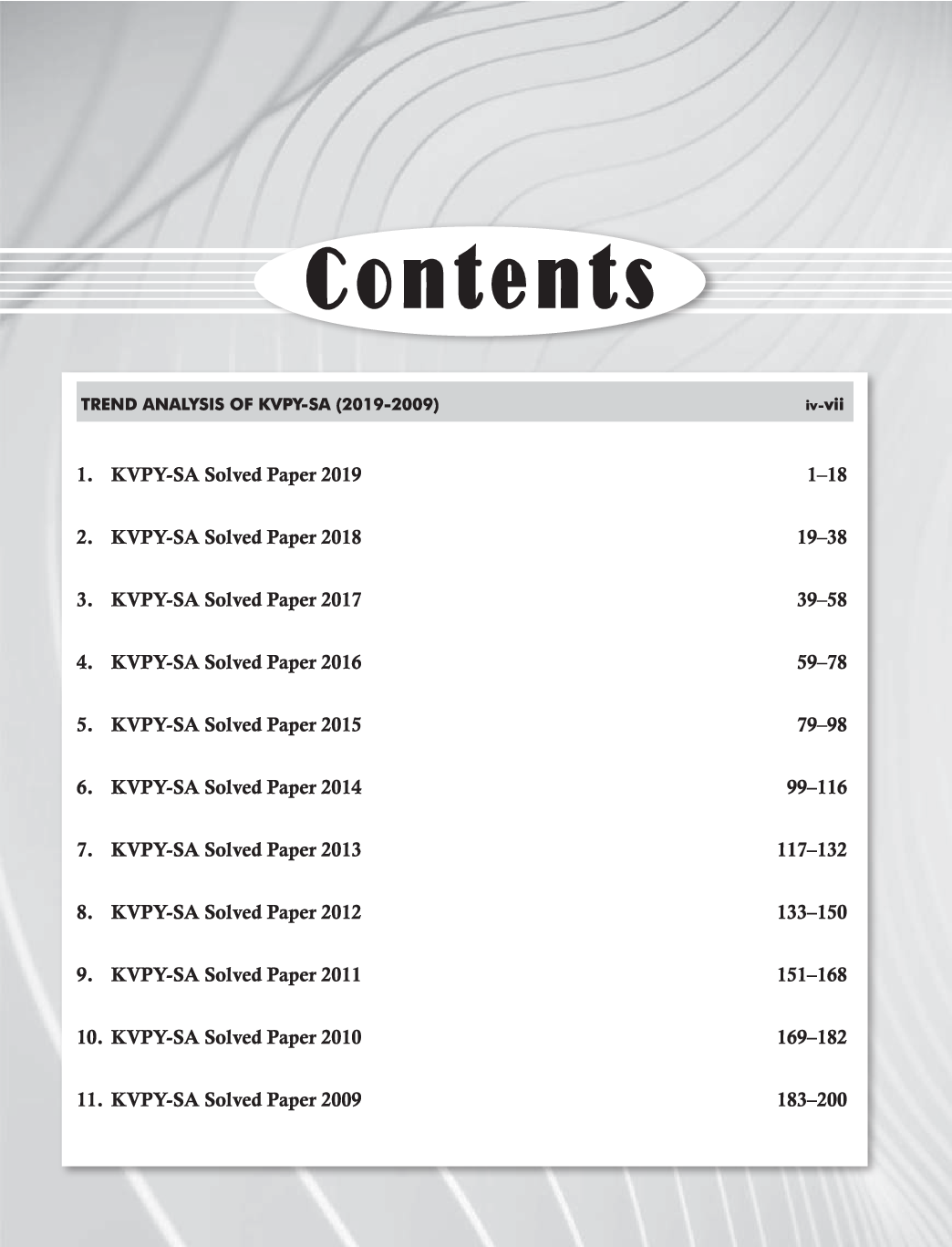 11 Years KVPY SA Solved Papers (2019-2009) For Class 11 - Page 4