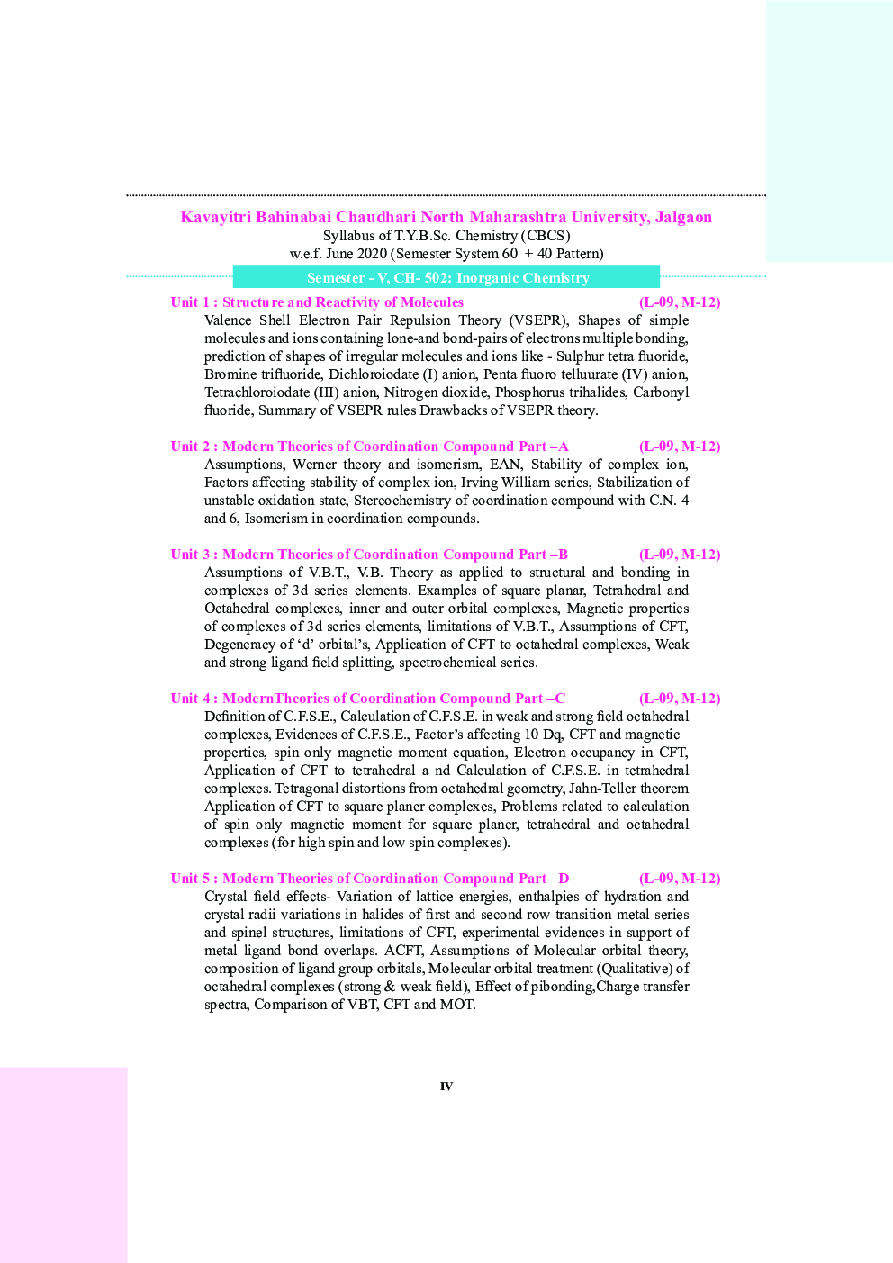 Inorganic Chemistry (KBCNMU) - Page 5