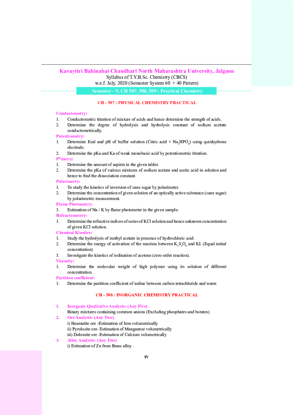 Practical Chemistry (KBCNMU) - Page 5
