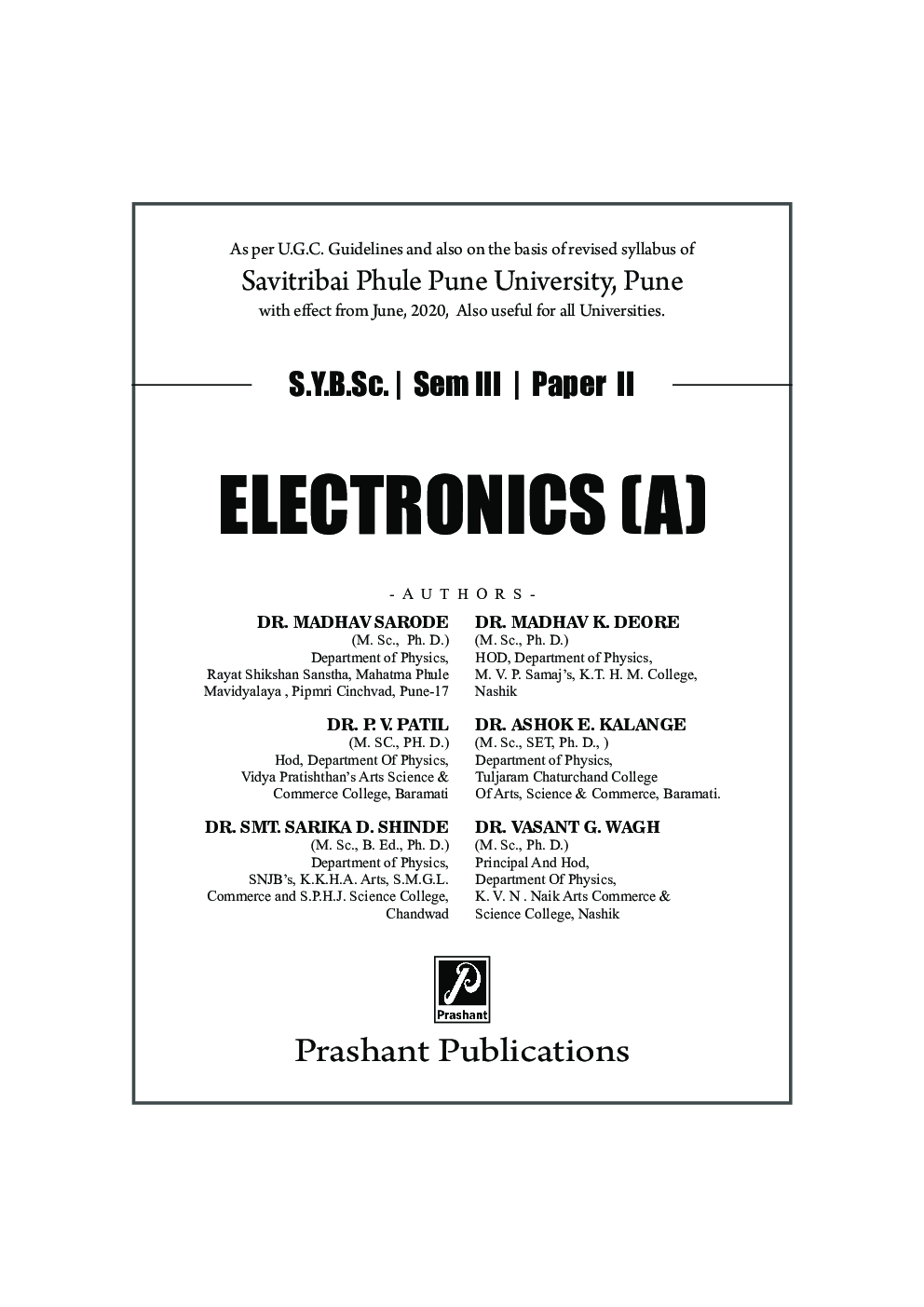Electronics (A) (SPPU) - Page 2