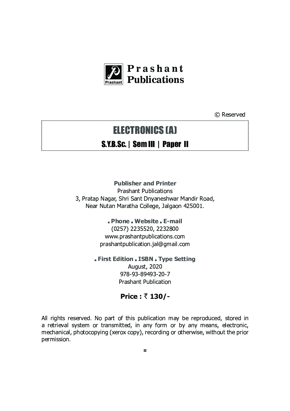 Electronics (A) (SPPU) - Page 3