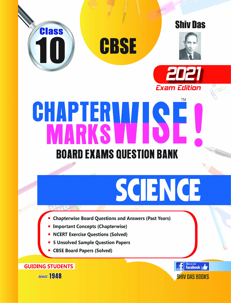 CBSE Chapterwise And Markswise Board Exam Question Bank By SHIVDAS For Class 10 Science (2021 Board Exam Edition) - Page 1