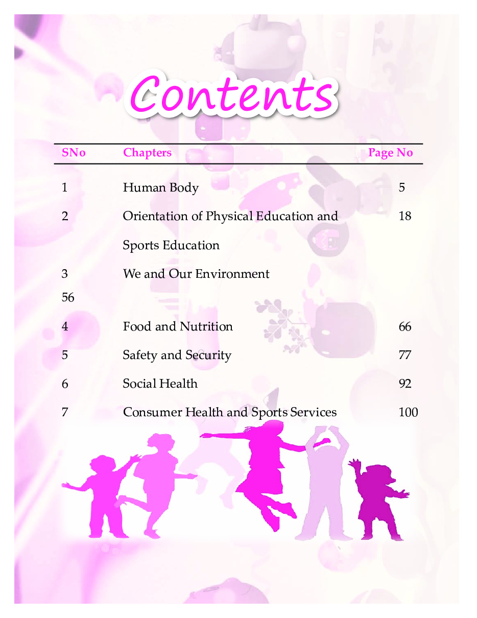 Speed Health and Physical Education For Class 9 - Page 5