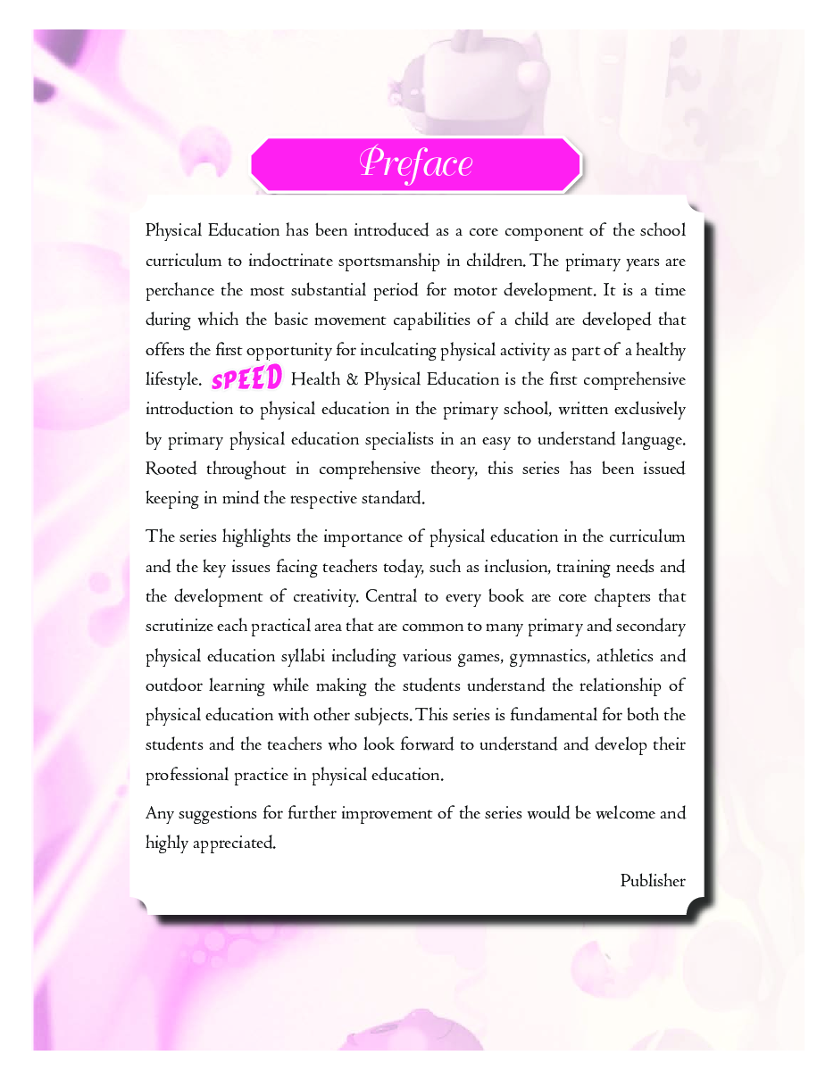 Speed Health and Physical Education For Class 10 - Page 4