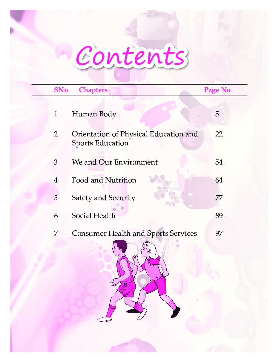 Speed Health and Physical Education For Class 10 - Page 5
