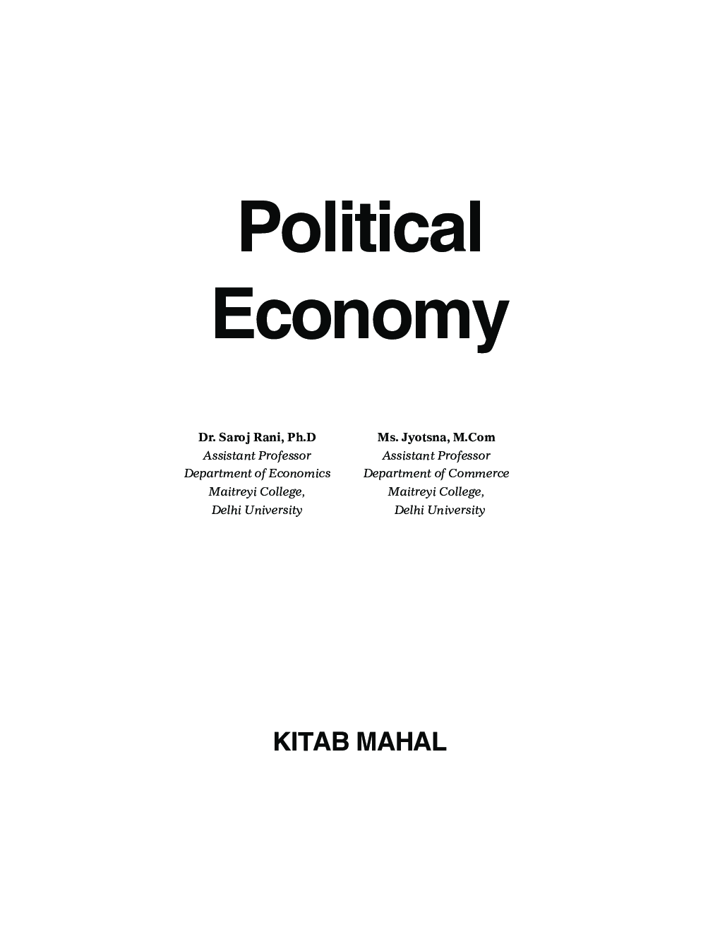 Political Economy - Page 2