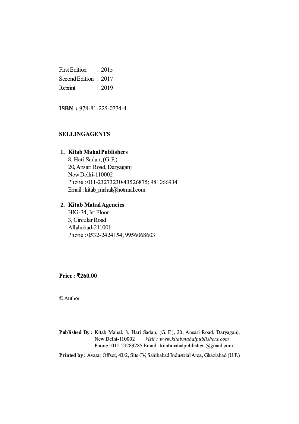 Principles Of Micro Economics -I - Page 3