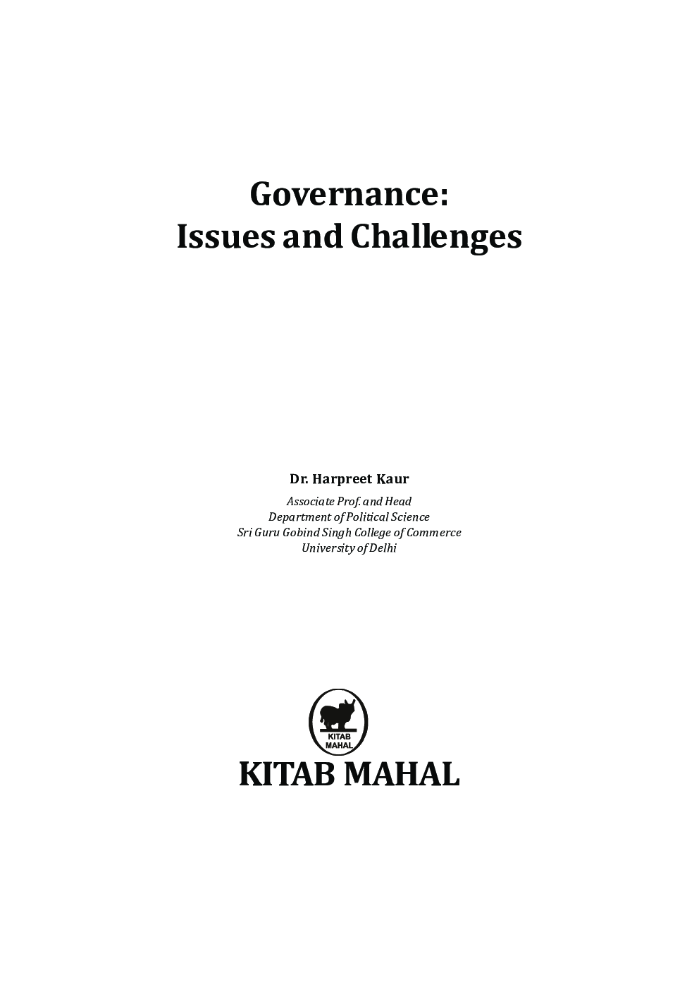 Governance: Issues And Challenges - Page 2