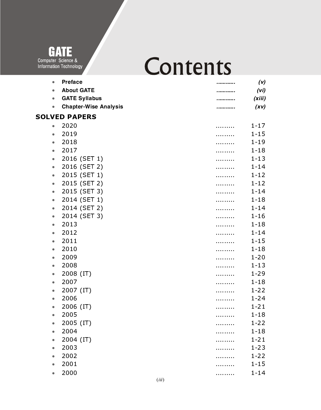 GATE 2021 - Computer Science And Information Technology - Solved Papers 2000-2020 - Page 4