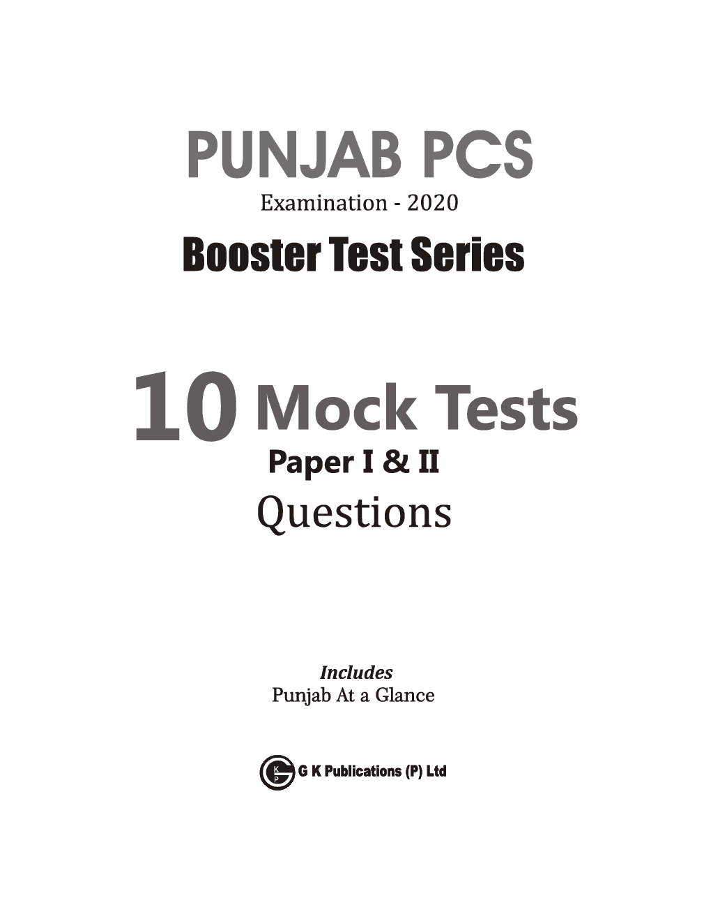 Booster Test Series - Punjab PCS Paper I & II - 10 Mock Tests (Questions, Answers & Explanations) - Page 2