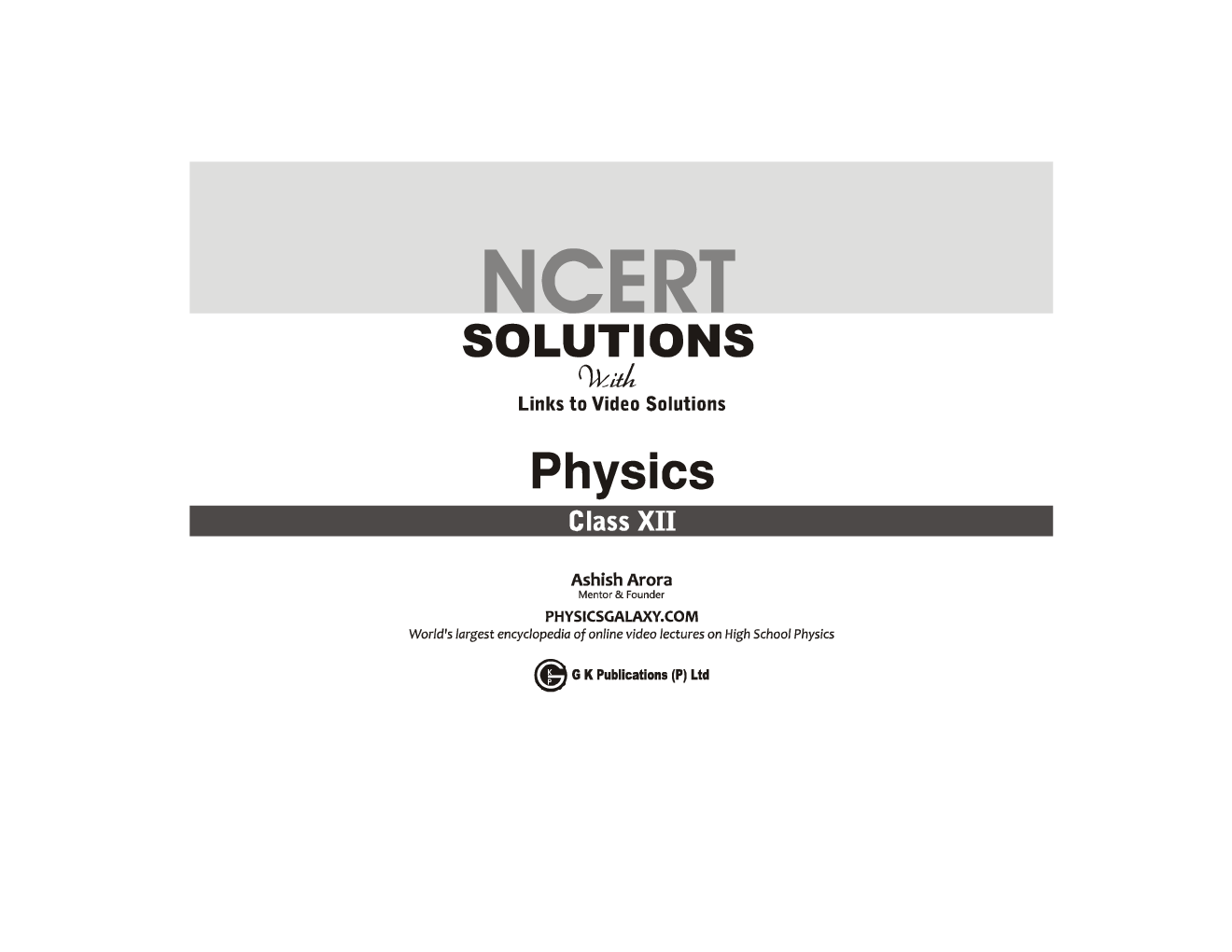 NCERT Solutions Physics Class XII - Page 4