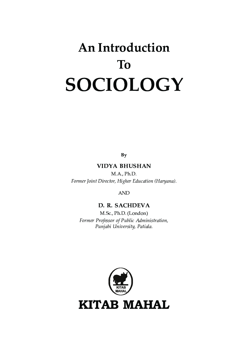 An Introduction To Sociology - Page 3