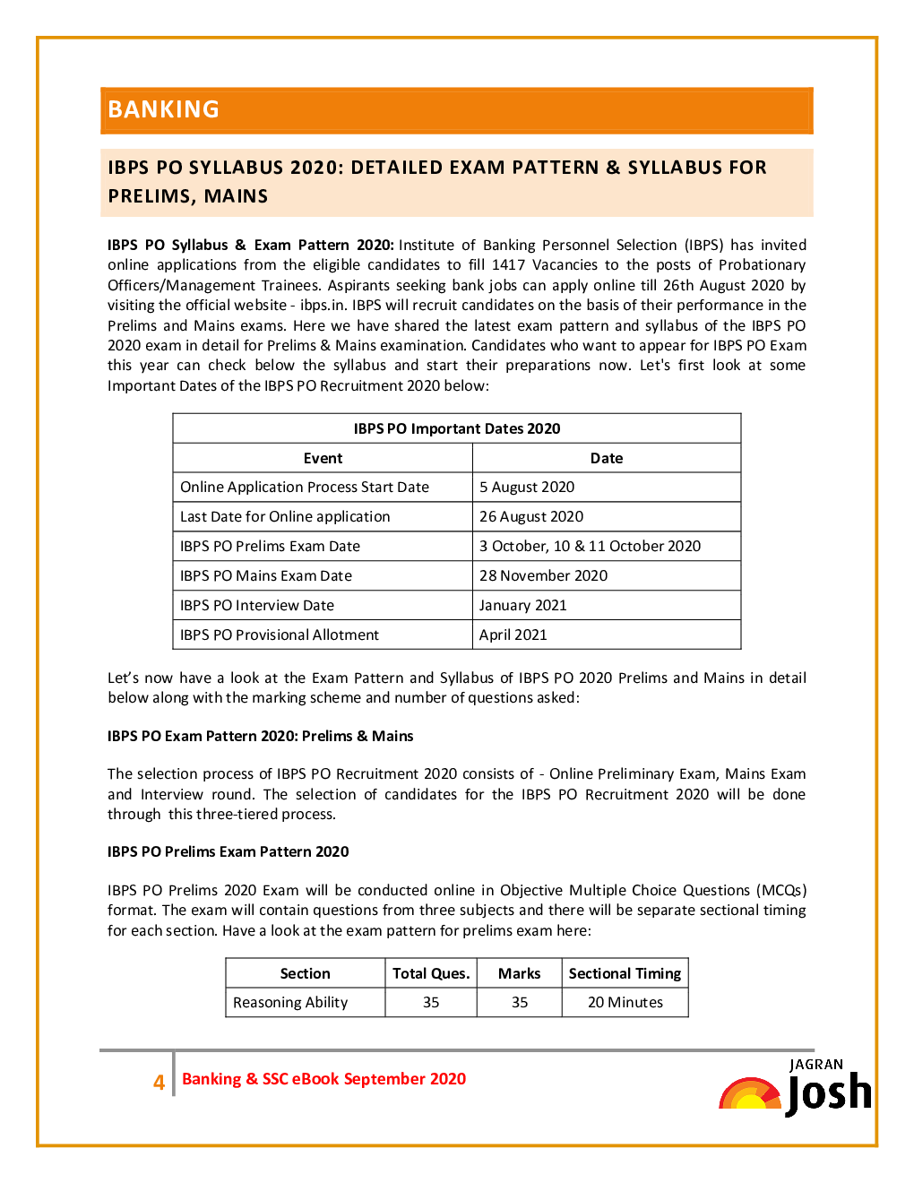 Banking & SSC September 2020 E-Book - Page 4