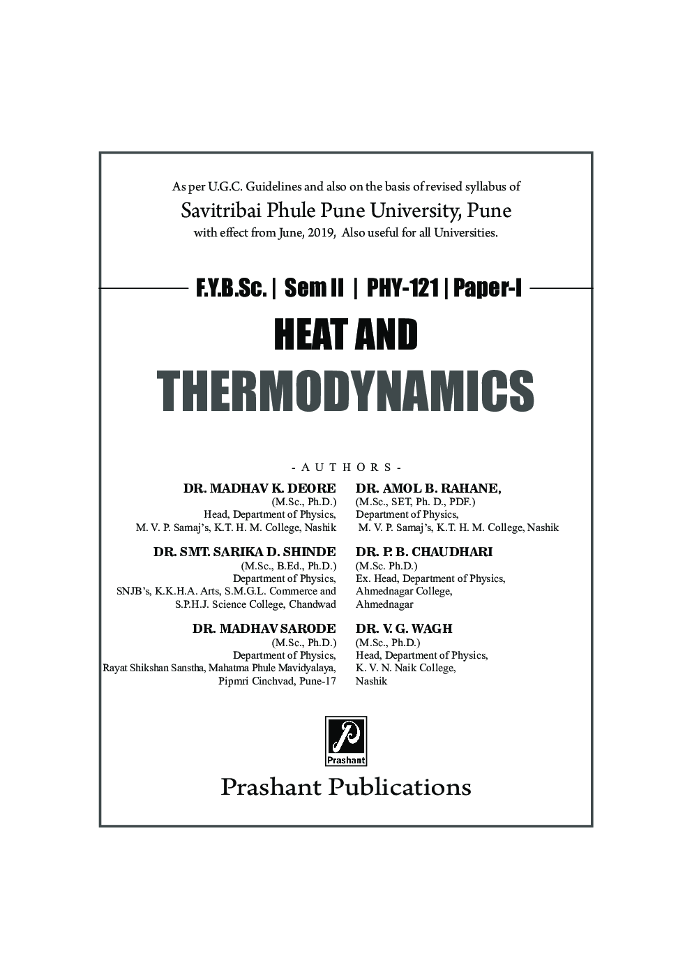 Heat And Thermodynamics (SPPU) - Page 2