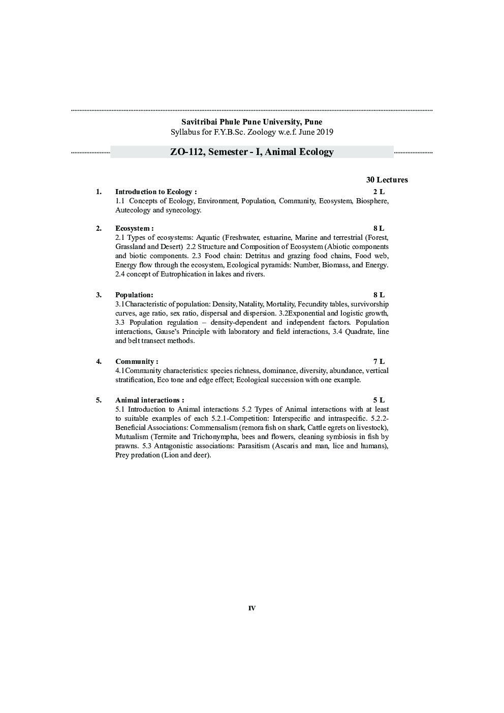 Animal Ecology  (SPPU) - Page 5