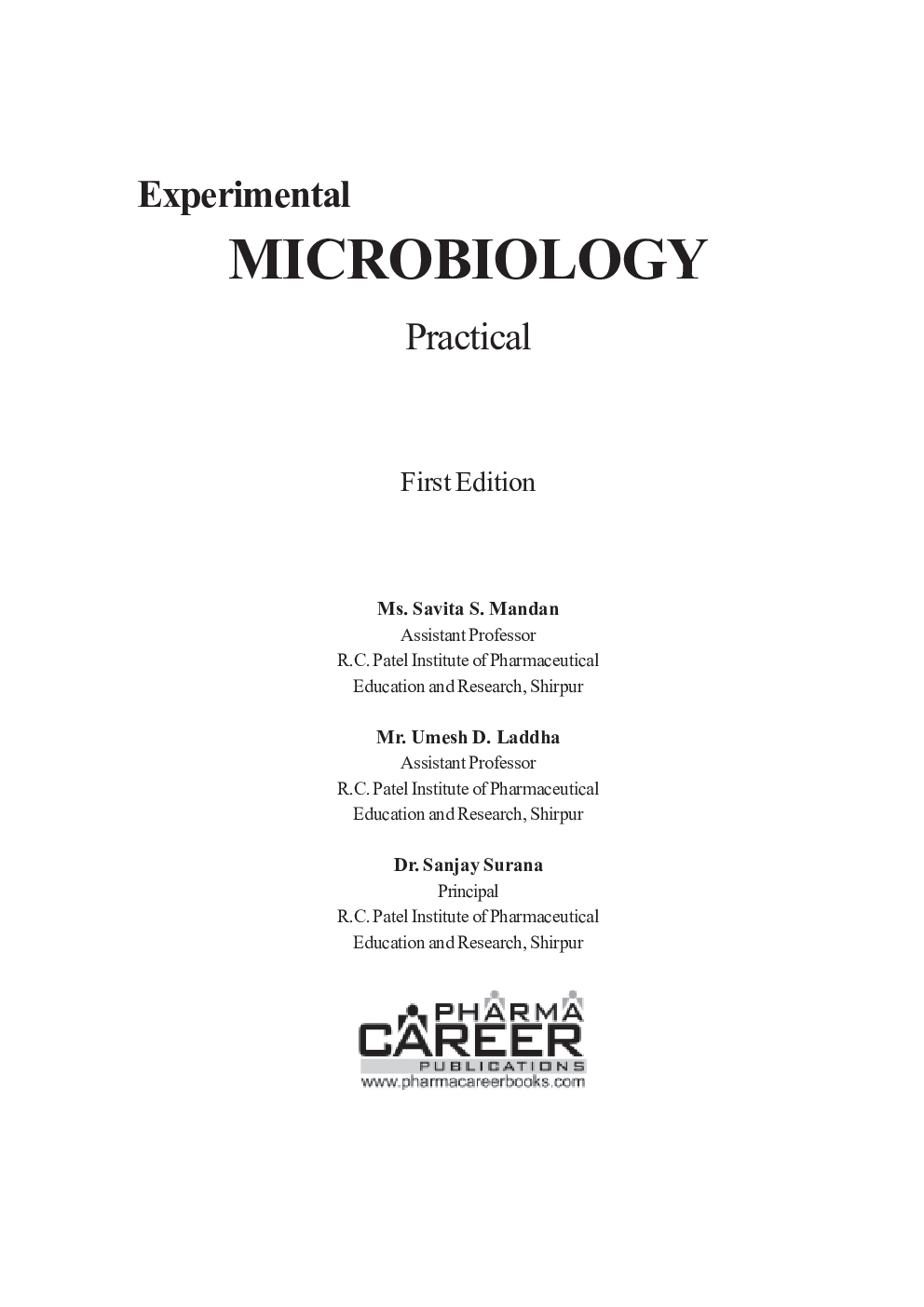 Experimental Microbiology (Practical) - Page 4