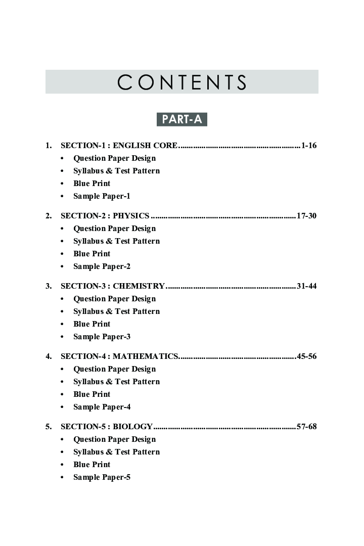5 Latest Sample Papers For CBSE 2021 Class 12 Exam - English Core, Physics, Chemistry, Mathematics & Biology - 4th Edition - Page 4