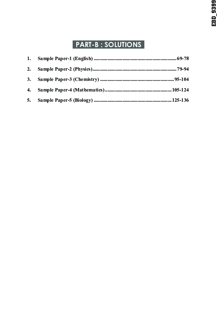 5 Latest Sample Papers For CBSE 2021 Class 12 Exam - English Core, Physics, Chemistry, Mathematics & Biology - 4th Edition - Page 5