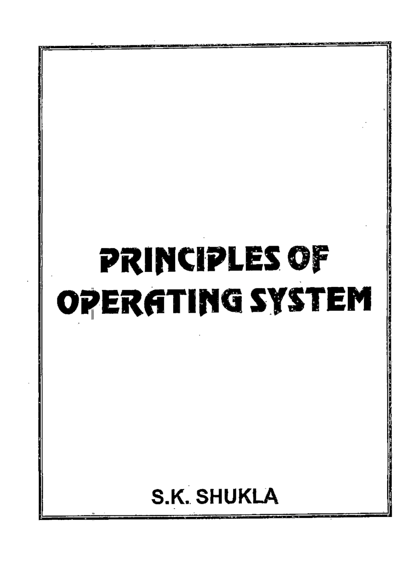 Principles Of Operating System - Page 2