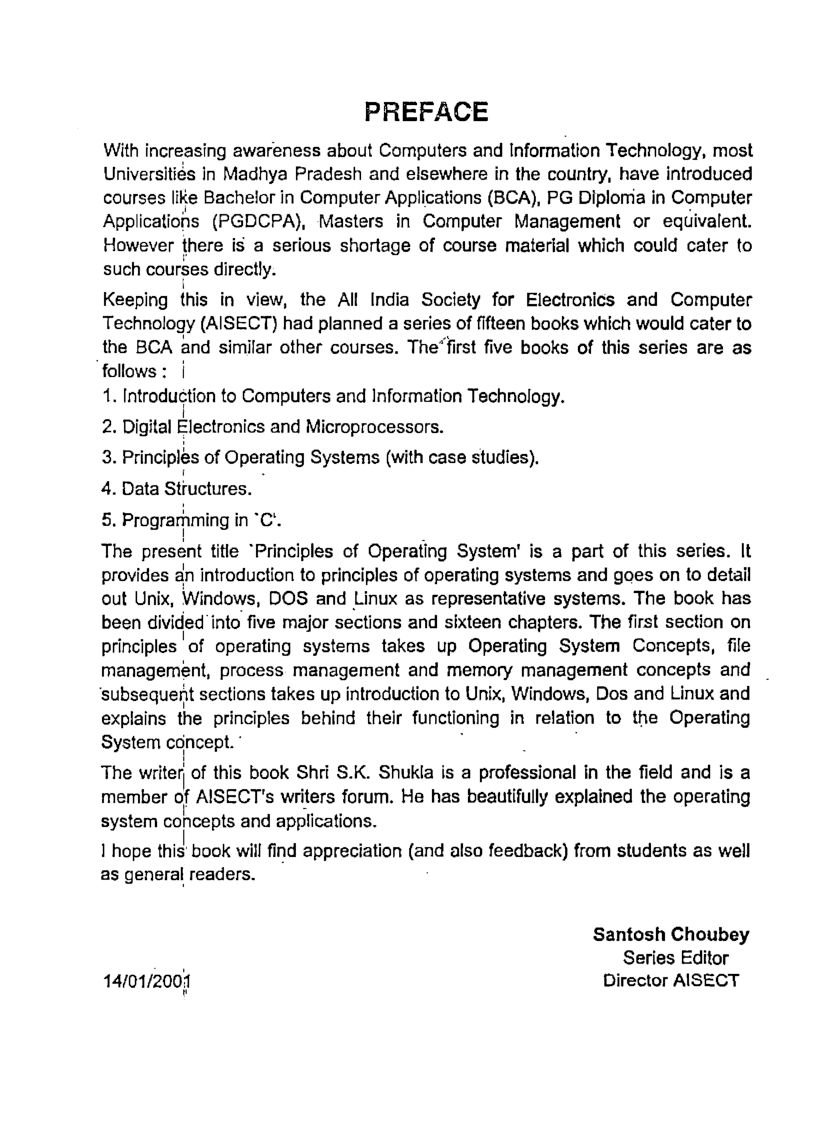 Principles Of Operating System - Page 5