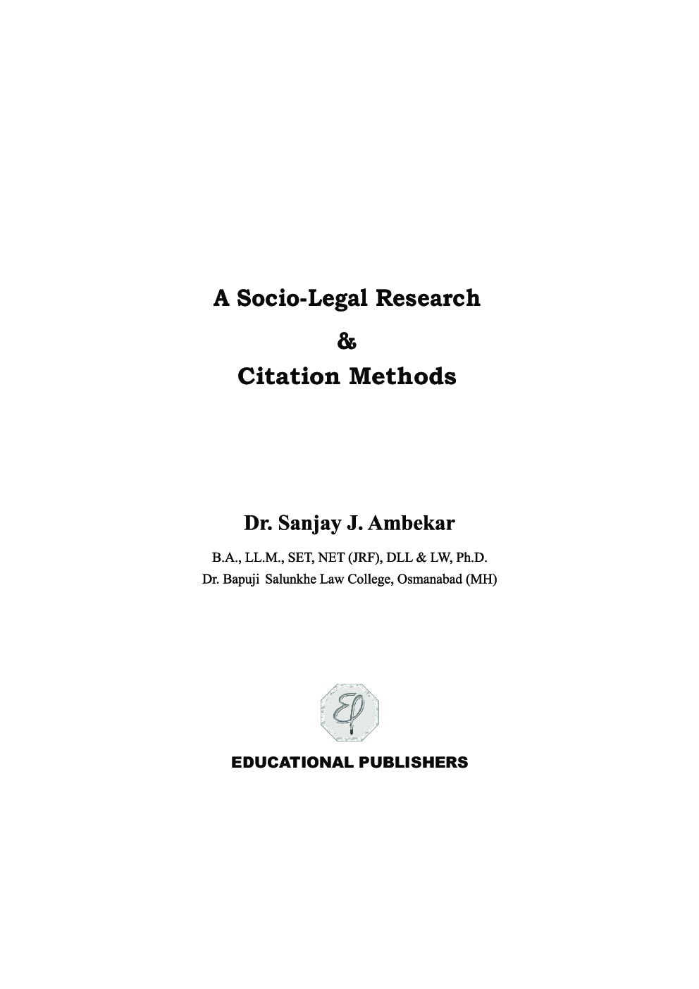 A Socio-Legal Research & Citation Methods - Page 2