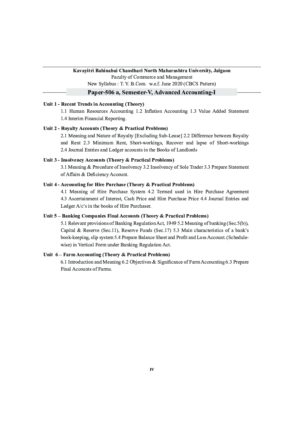 Advanced Accountancy - I (Sem V) KBCNMU - Page 5