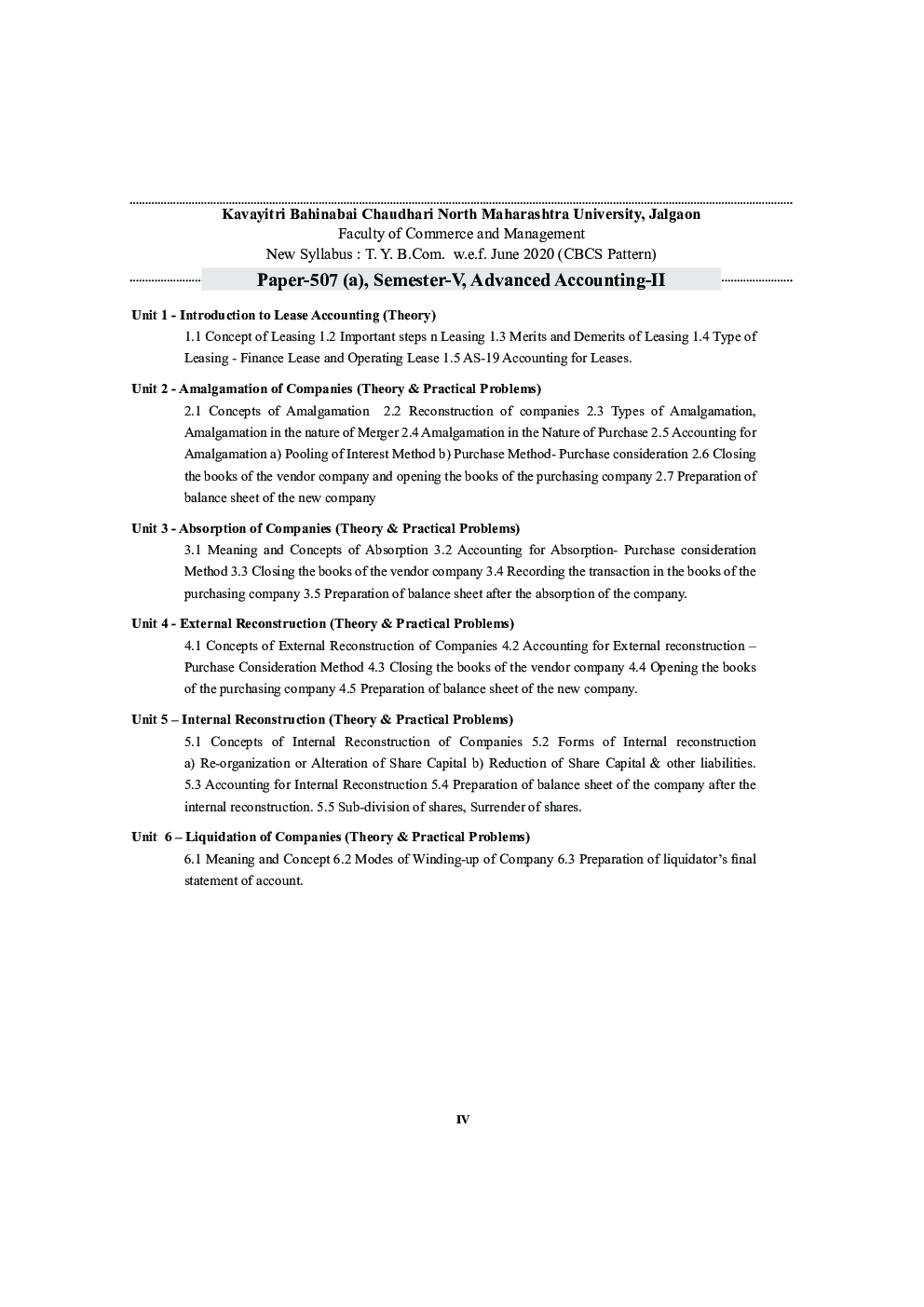 Advanced Accountancy - II (Sem V) KBCNMU - Page 5