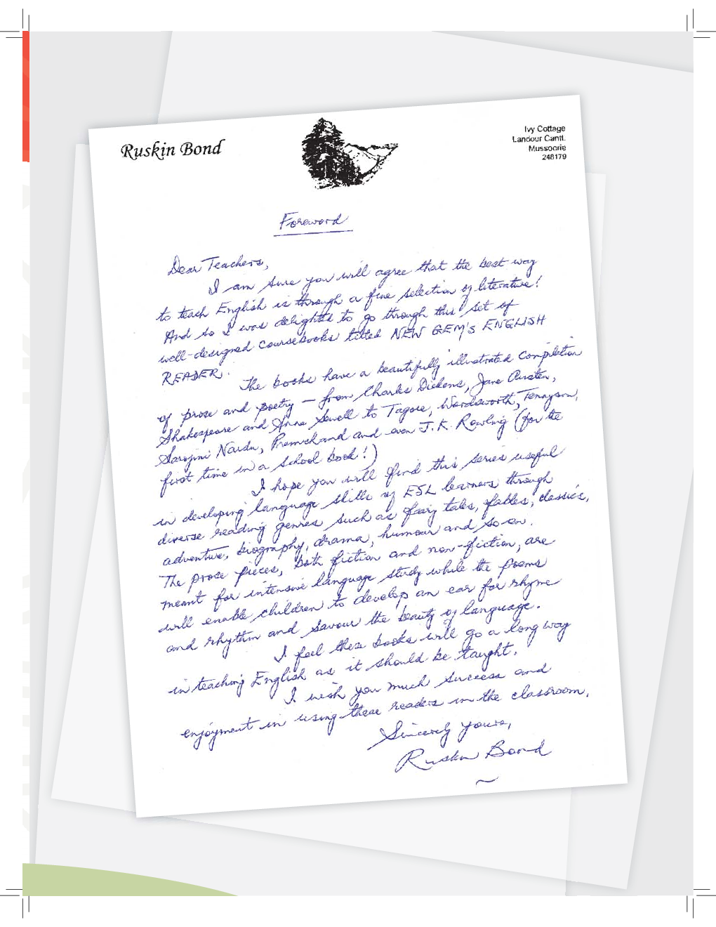 New Gems English Reader For Class-VIII - Page 4