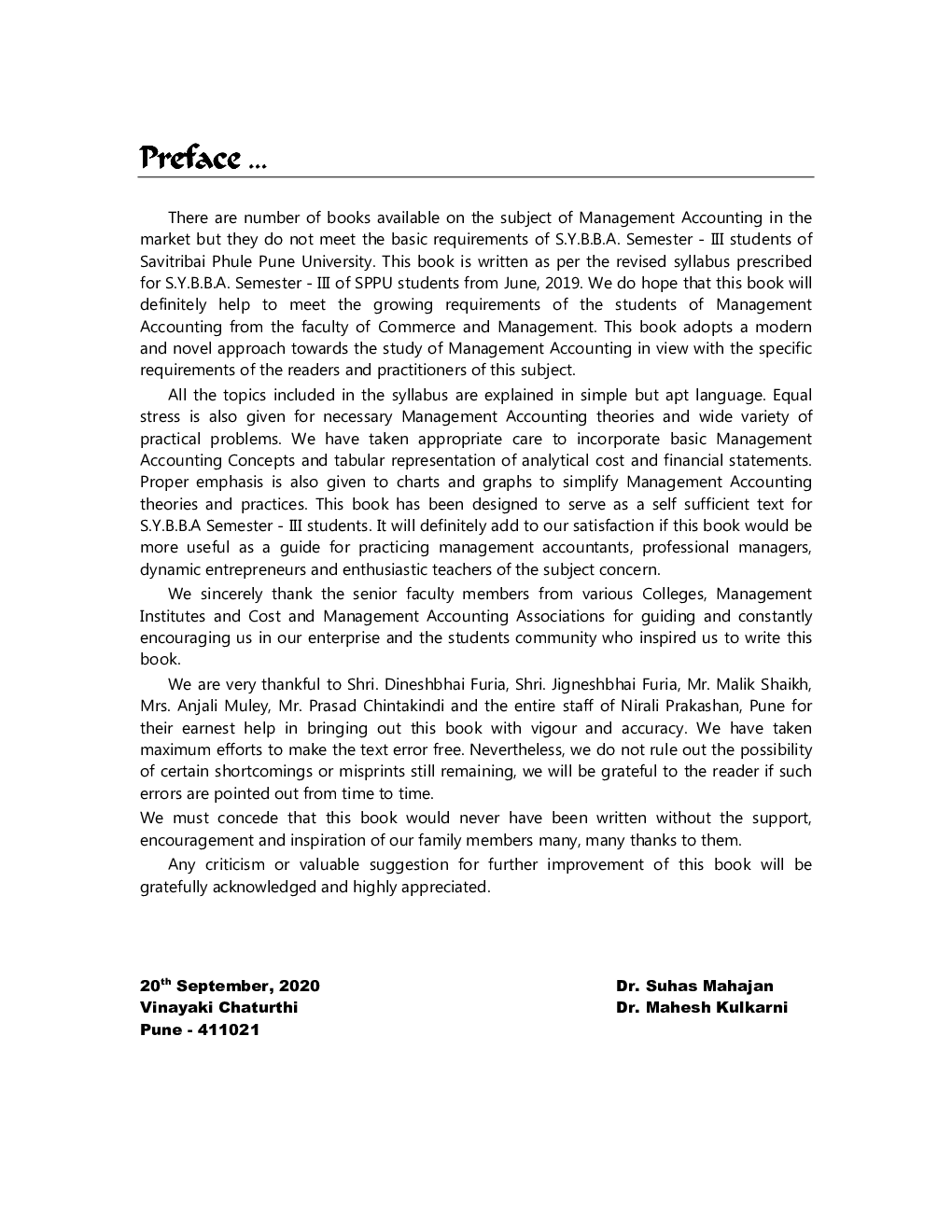 Management Accounting (SYBBA - Sem. - III) - Page 4