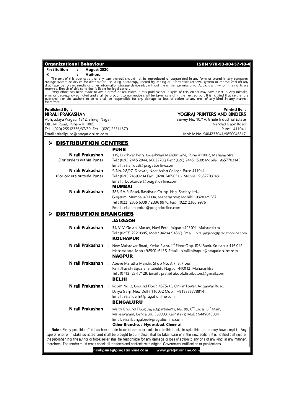 Organizational Behaviour - Page 3