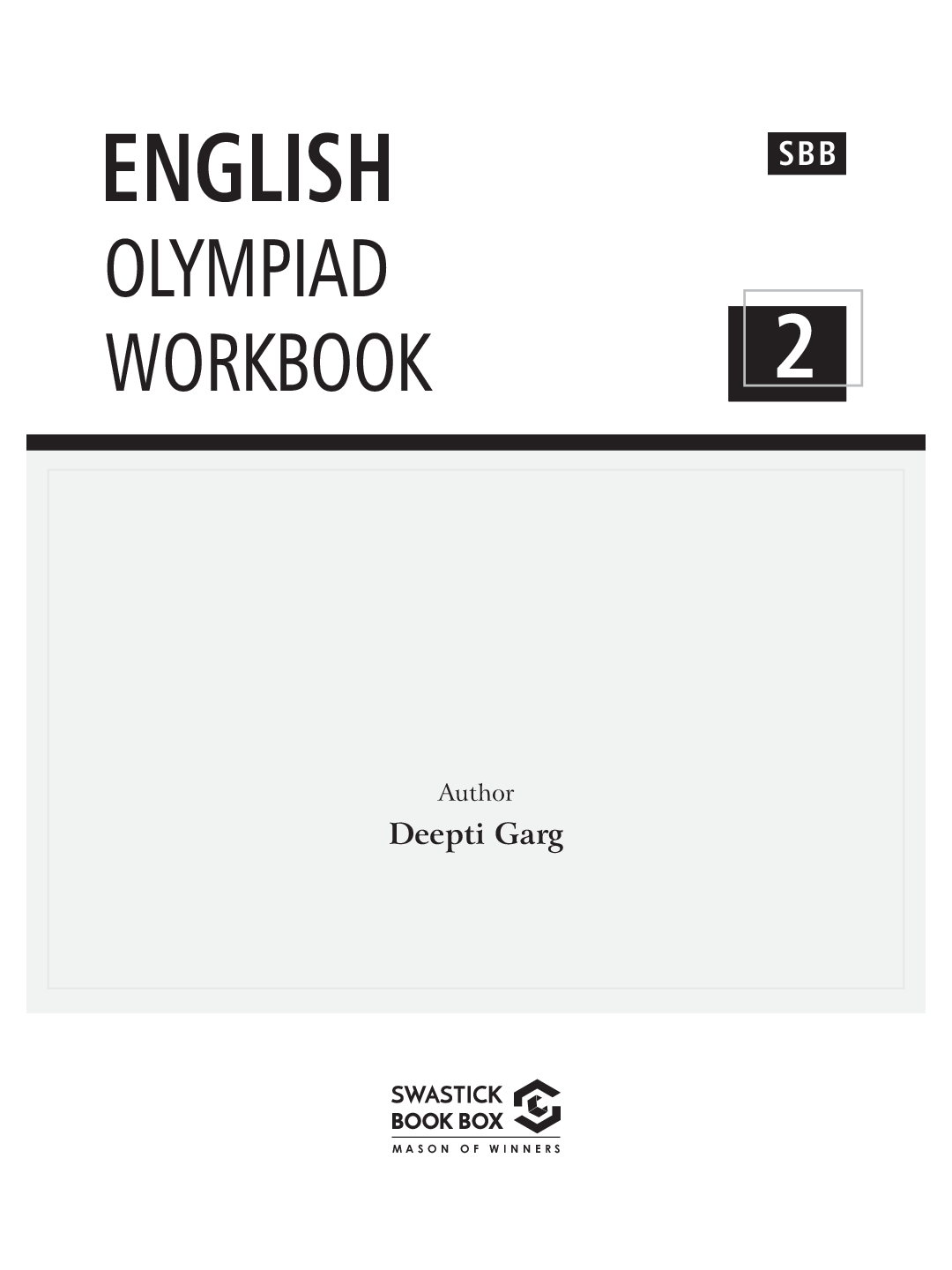 SBB English Olympiad Workbook - Class 2 - Page 2
