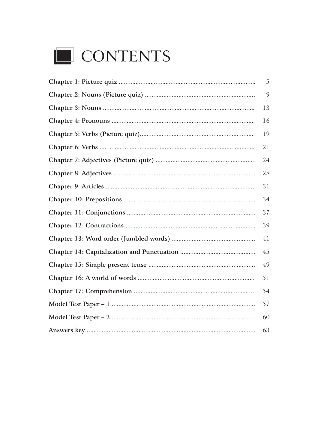SBB English Olympiad Workbook - Class 3 - Page 5