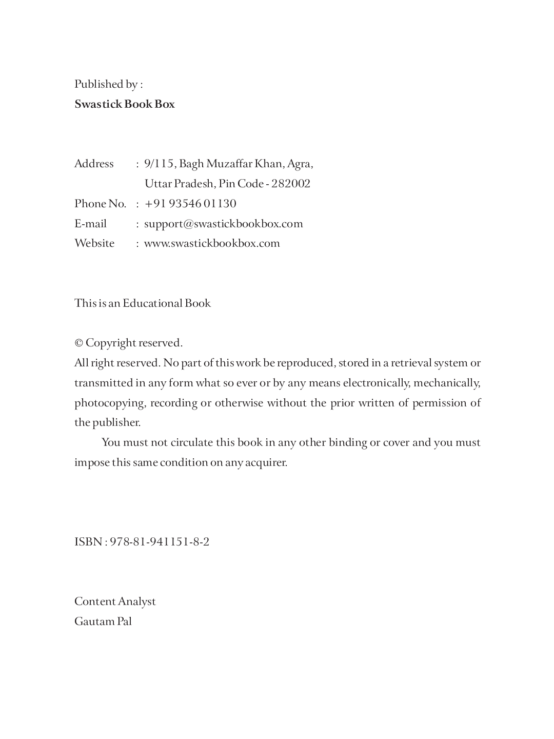 SBB English Olympiad Workbook - Class 4 - Page 3