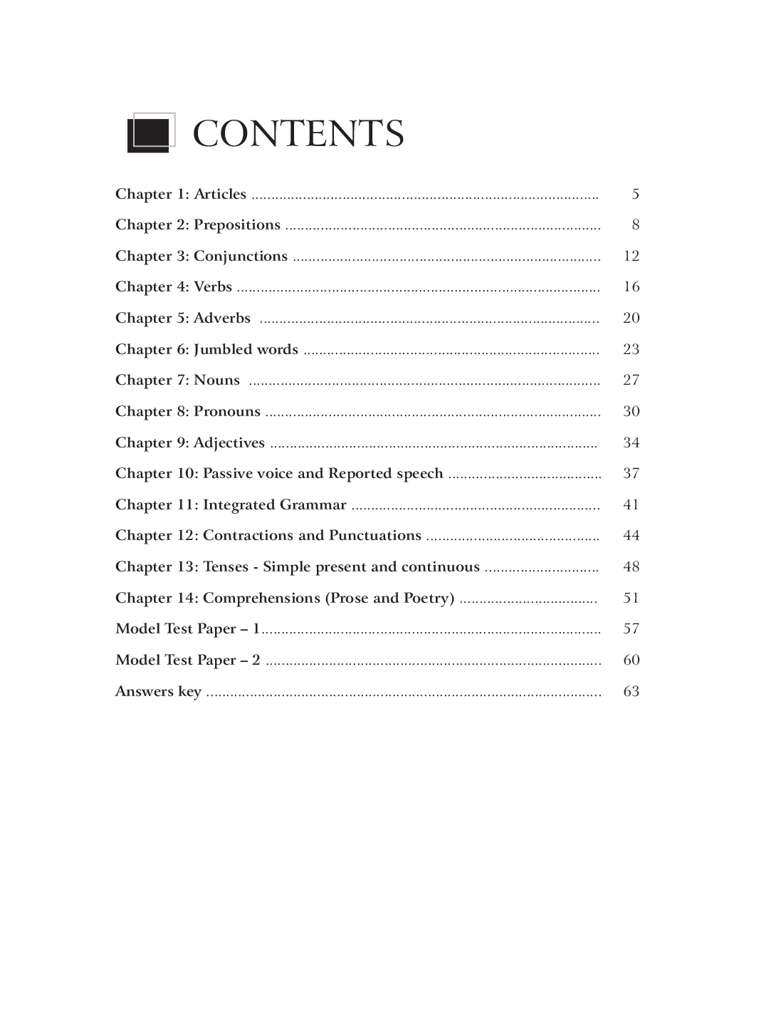 SBB English Olympiad Workbook - Class 4 - Page 5