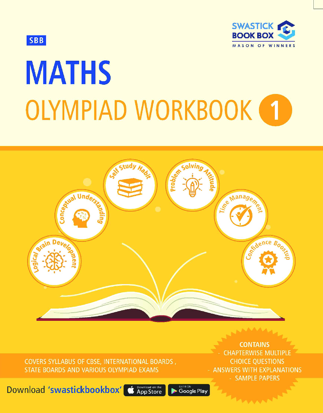 SBB Maths Olympiad Workbook - Class 1 - Page 1
