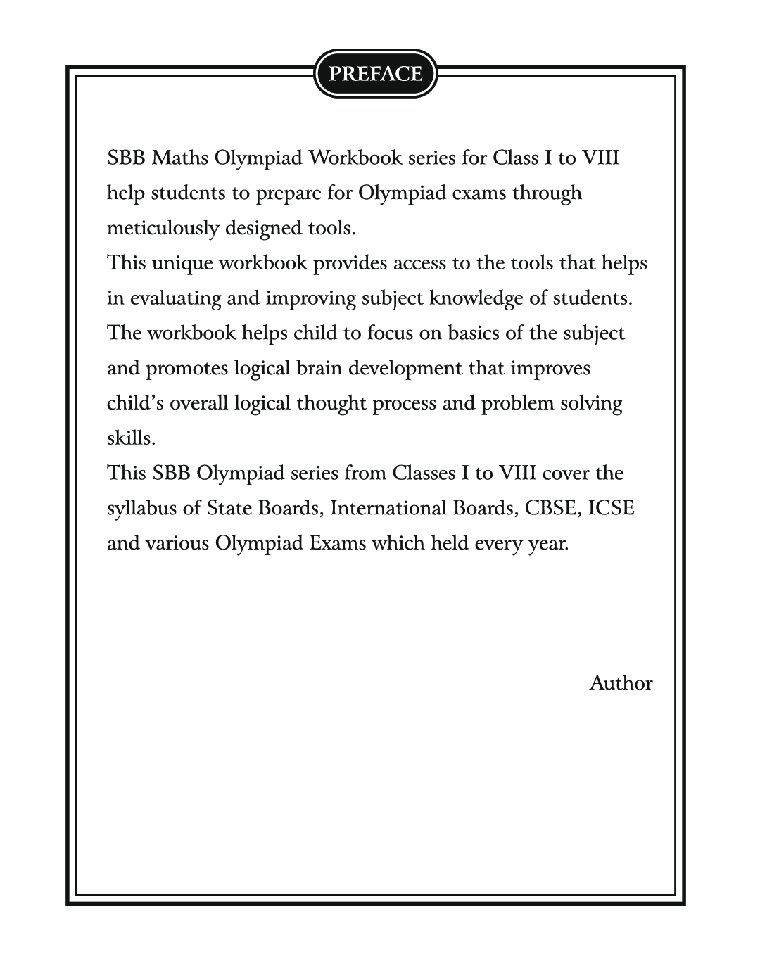 SBB Maths Olympiad Workbook - Class 3 - Page 4