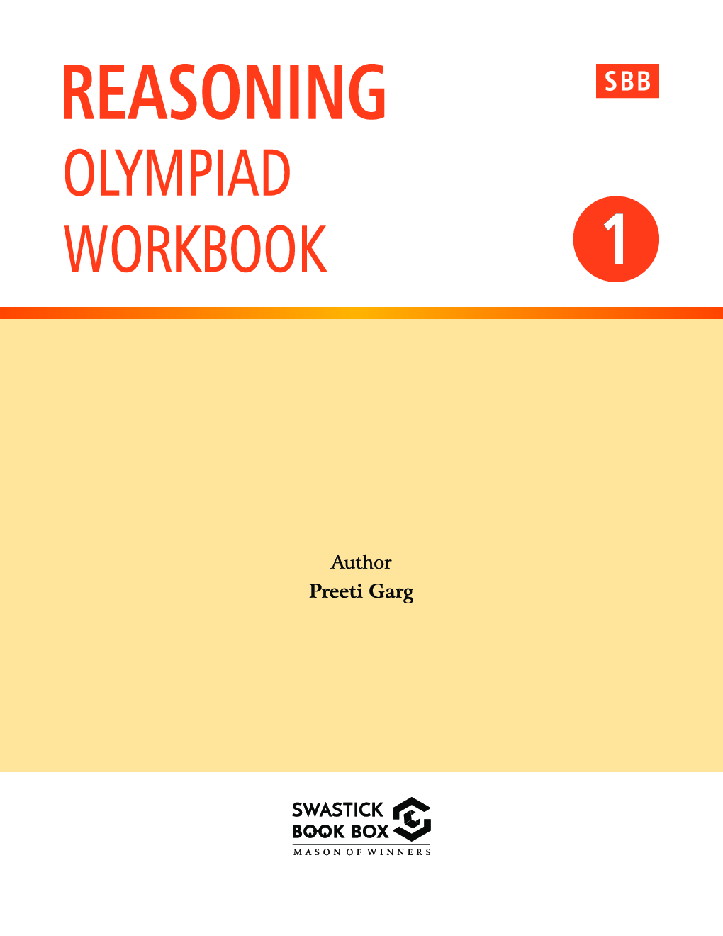 SBB Reasoning Olympiad Workbook - Class 1 - Page 2