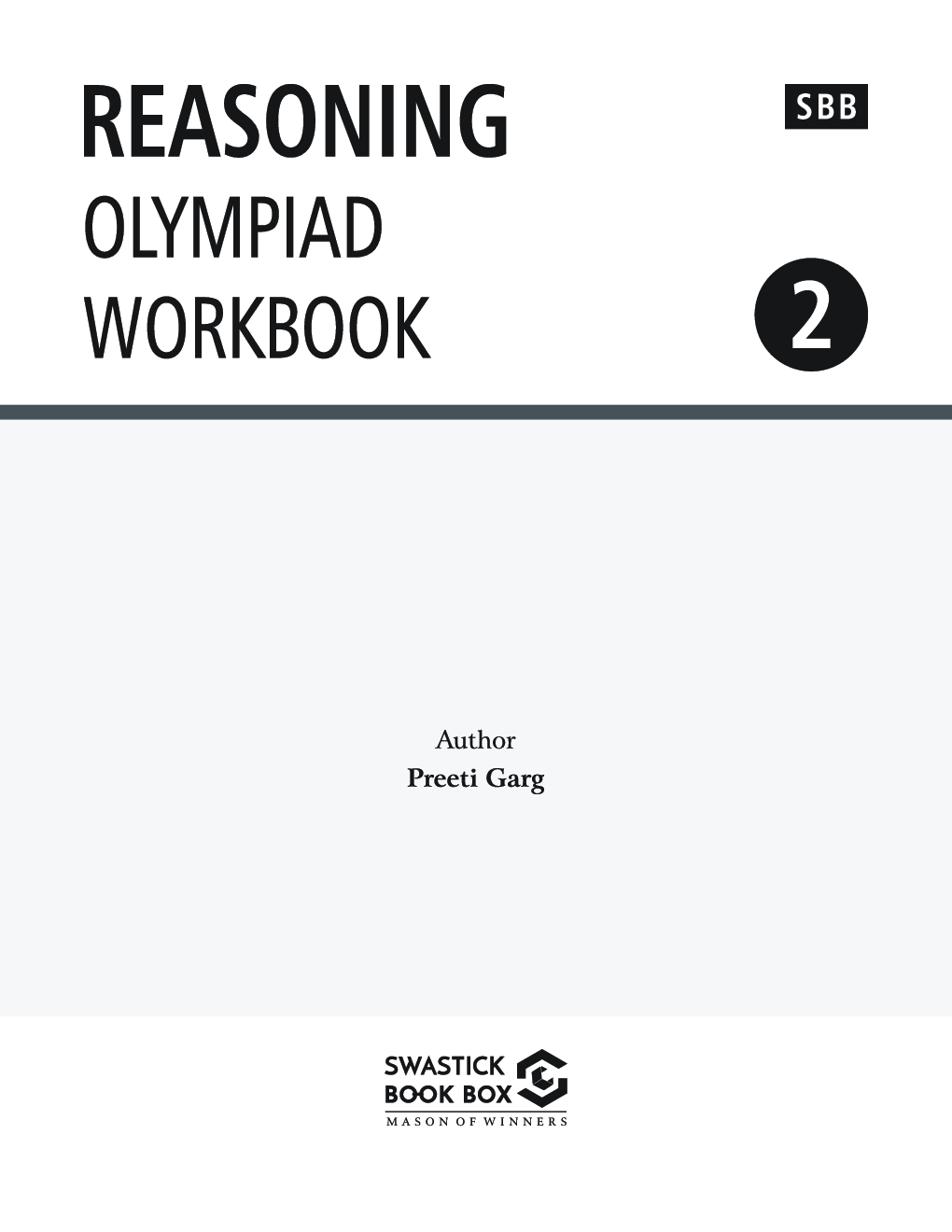 SBB Reasoning Olympiad Workbook - Class 2 - Page 2