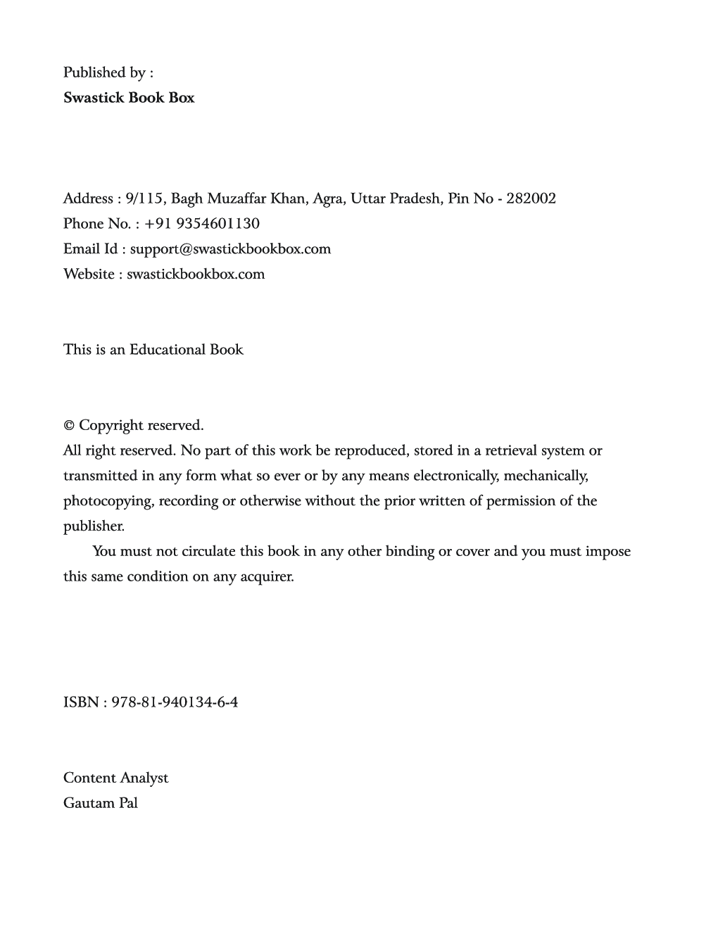 SBB Reasoning Olympiad Workbook - Class 2 - Page 3