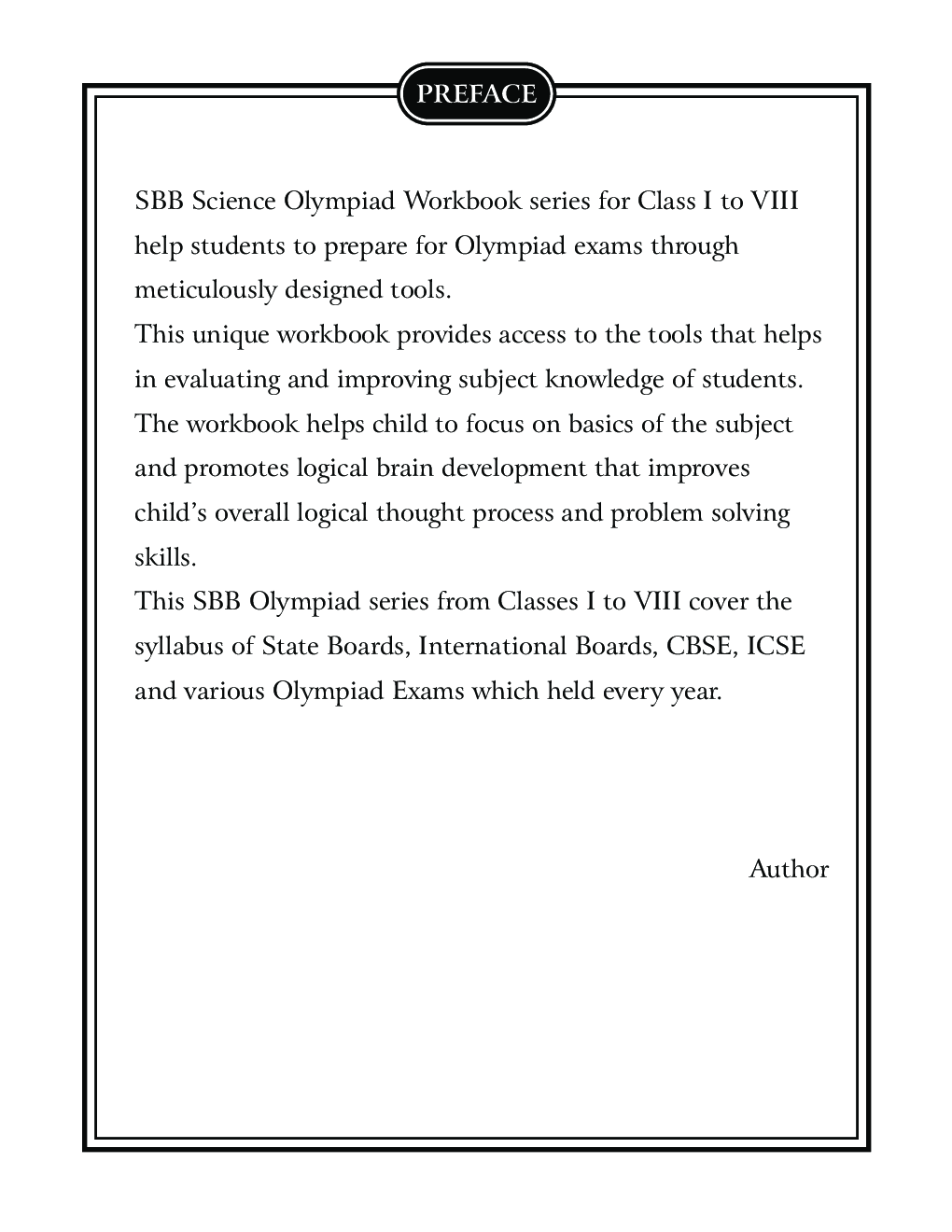 SBB Science Olympiad Workbook - Class 1 - Page 4