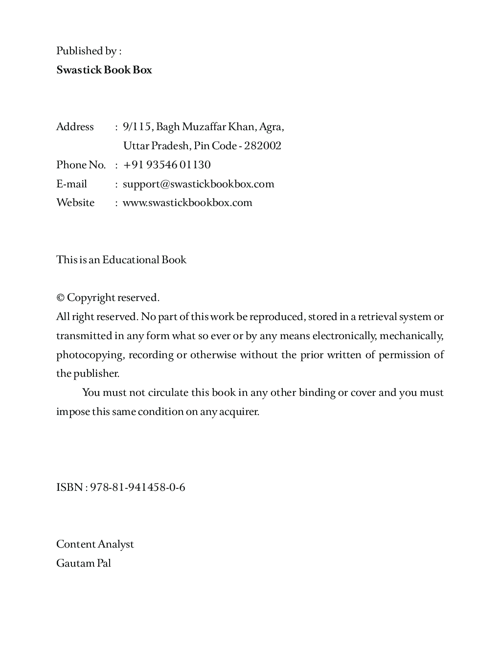 SBB Science Olympiad Workbook - Class 3 - Page 3