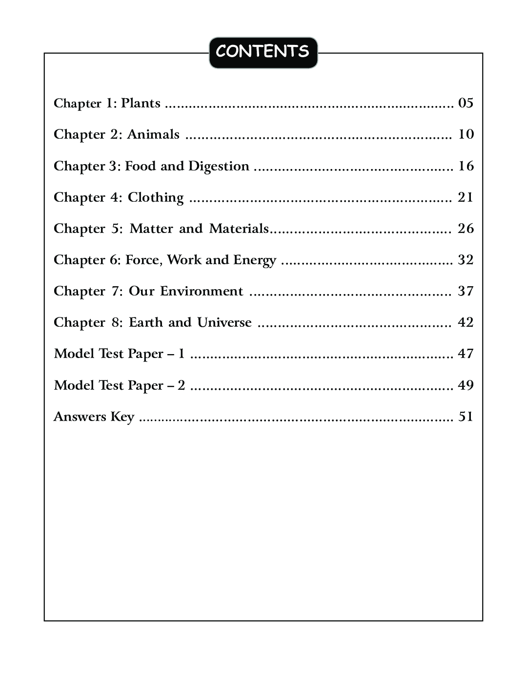 SBB Science Olympiad Workbook - Class 4 - Page 5